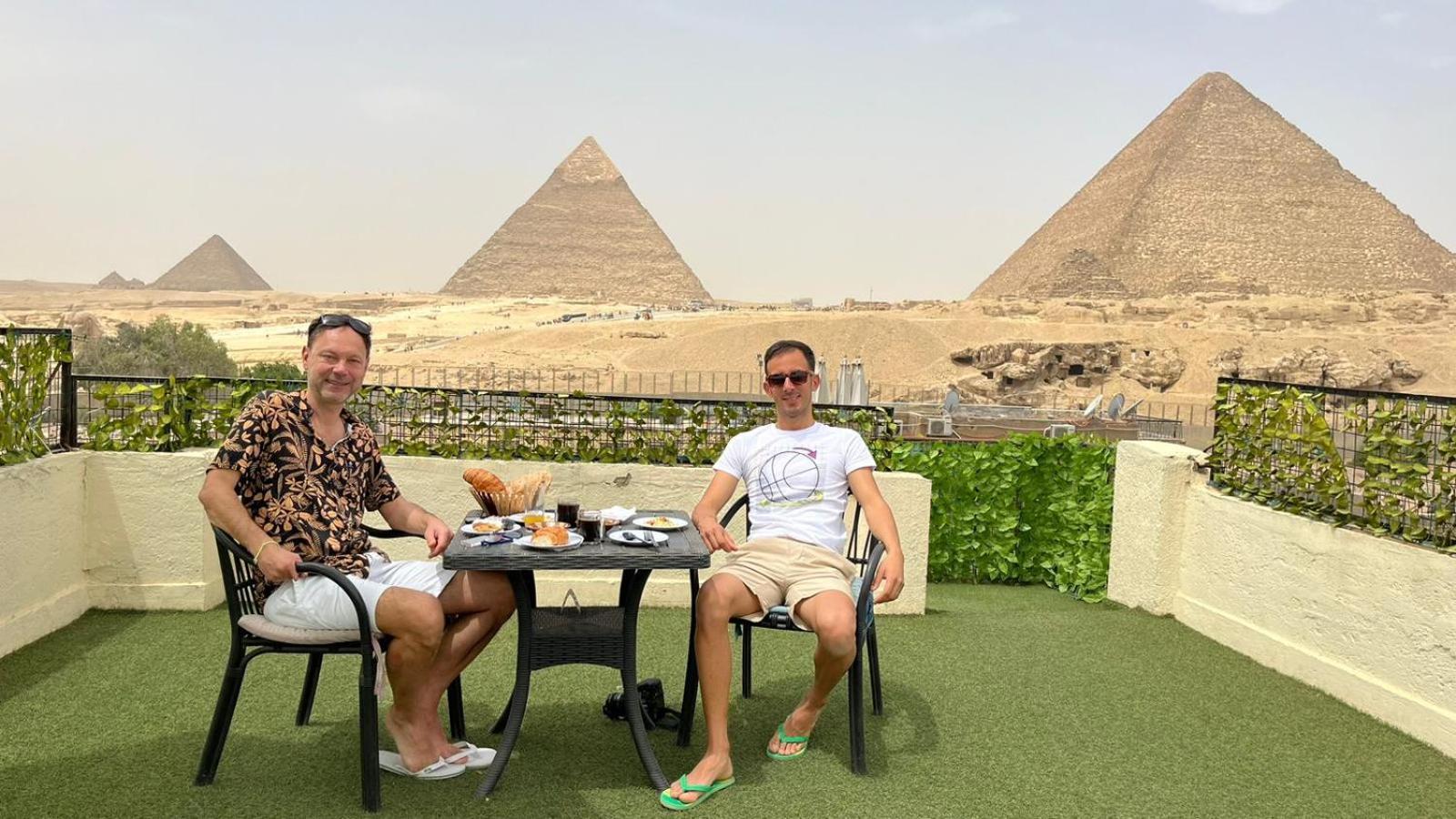 Solima Pyramids Inn Kafret el-Gabal Dış mekan fotoğraf